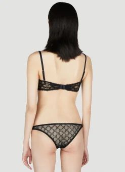 Gg Embroidered Tulle Bra><noscript><img width=