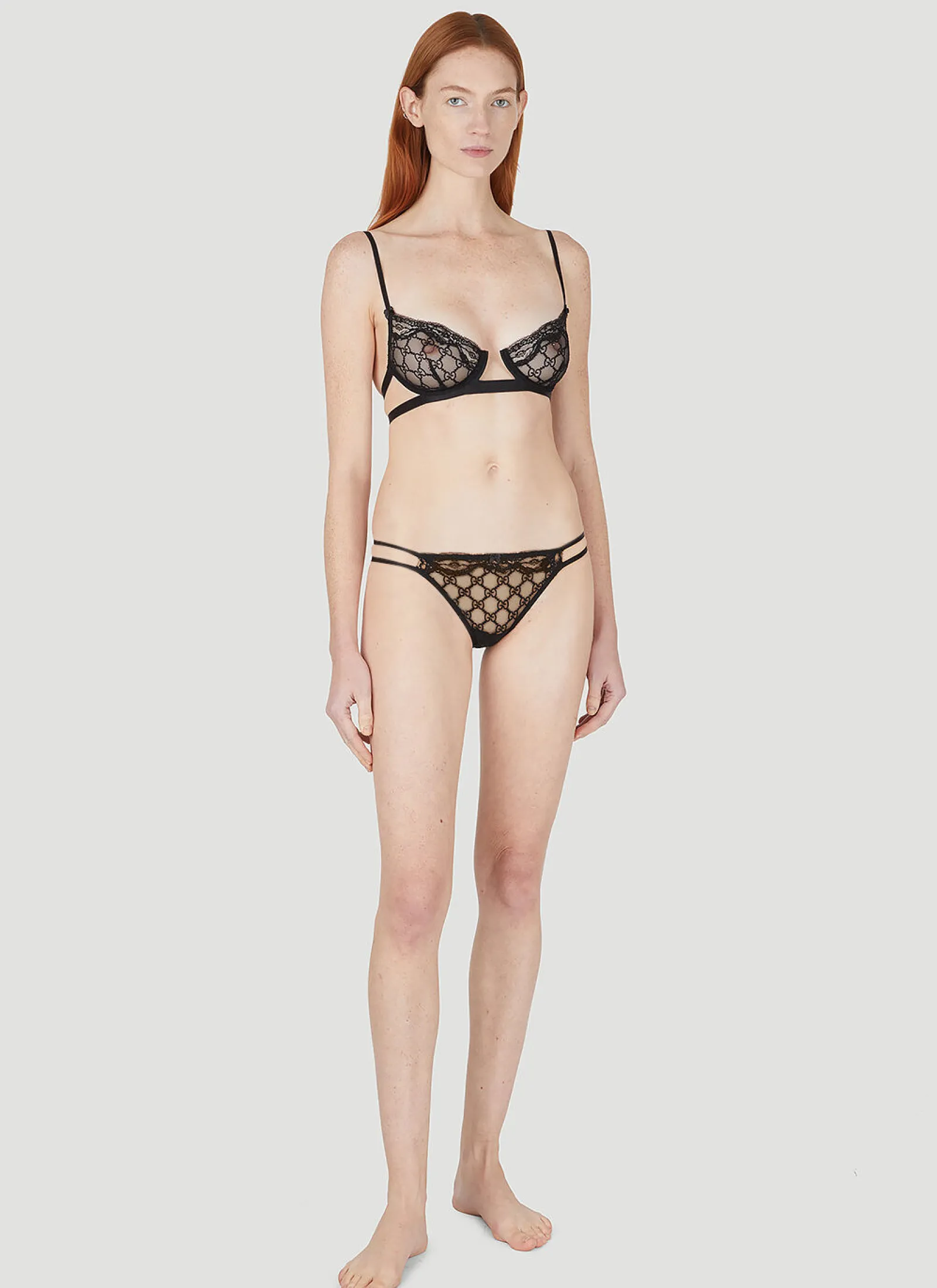 Gg Embroidered Tulle Lingerie Set>Gucci Best