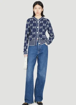 Gg Jacquard Cardigan>Gucci Best