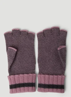 Men Gucci Gloves^Gg Jacquard Fingerless Gloves