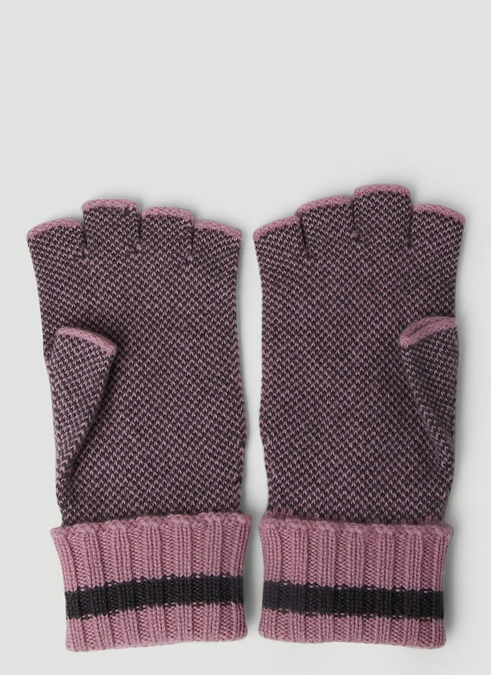 Men Gucci Gloves^Gg Jacquard Fingerless Gloves