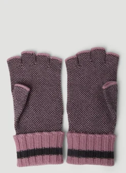 Men Gucci Gloves^Gg Jacquard Fingerless Gloves