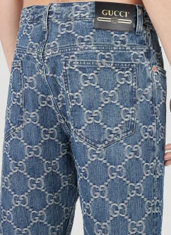 Men Gucci Jeans^Gg Jacquard Jeans