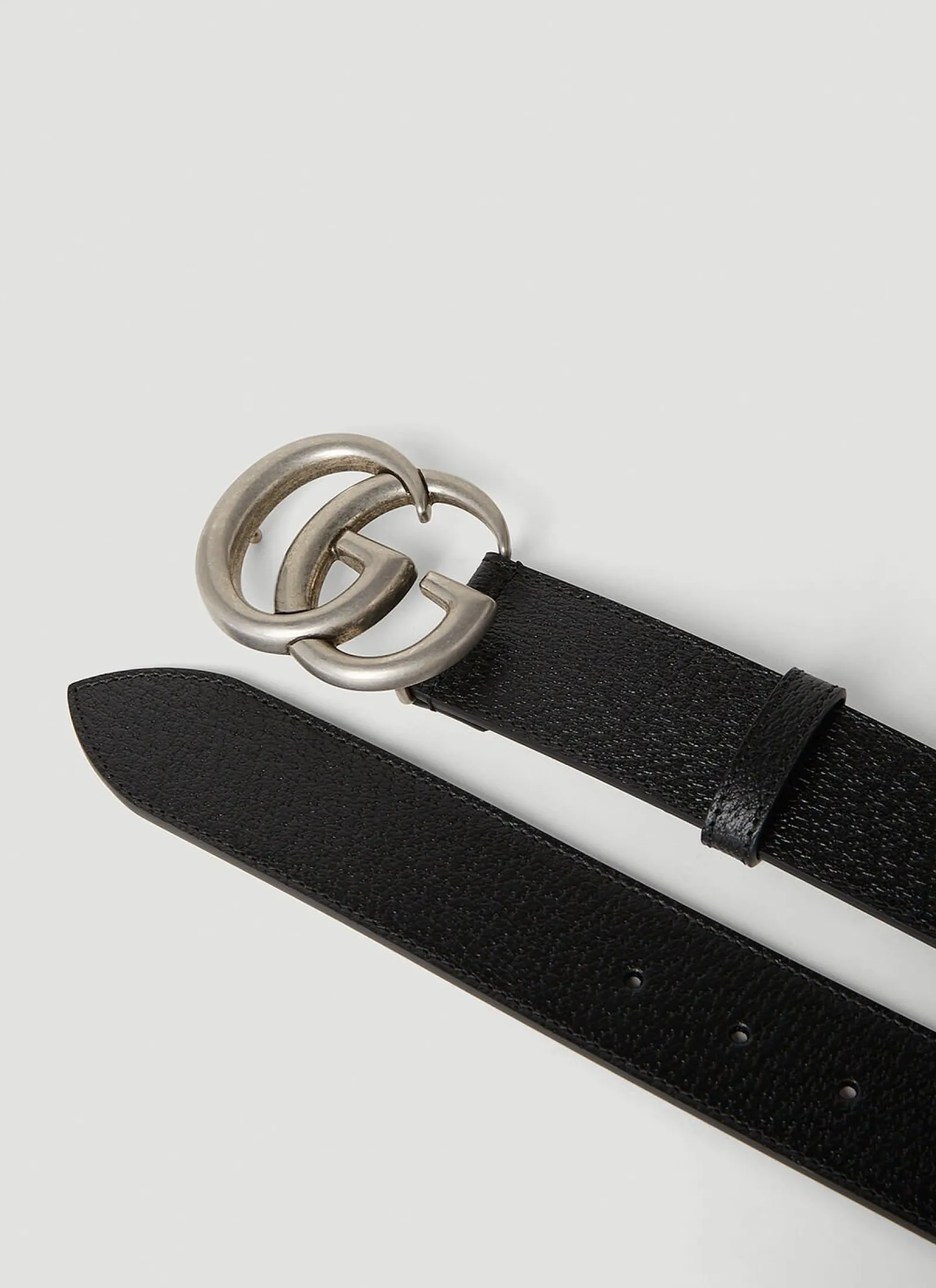 Men Gucci Belts^Gg Logo Plaque Belt