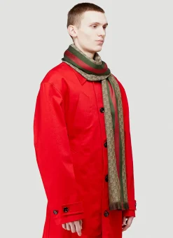 Men Gucci Scarves^Gg Logo Scarf