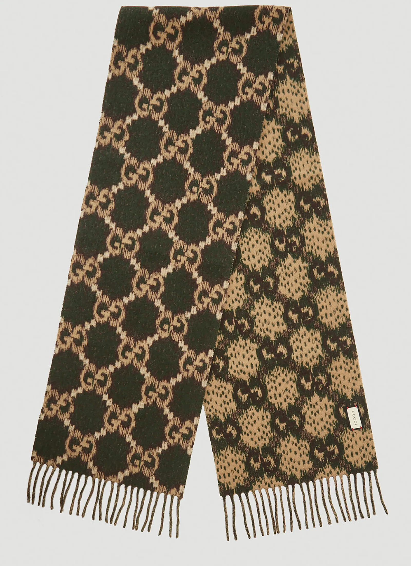 Men Gucci Scarves^Gg Logo Wool Scarf
