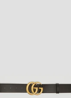 Men Gucci Belts^Gg Marmont Leather Belt