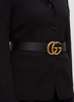 Men Gucci Belts^Gg Marmont Leather Belt