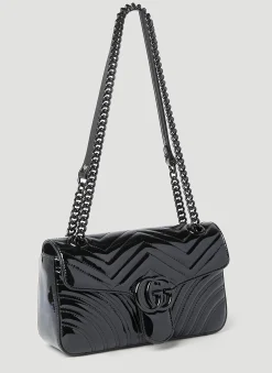 Gg Marmont Patent Small Shoulder Bag></noscript>Gucci New