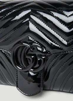 Gg Marmont Patent Small Shoulder Bag></noscript>Gucci New