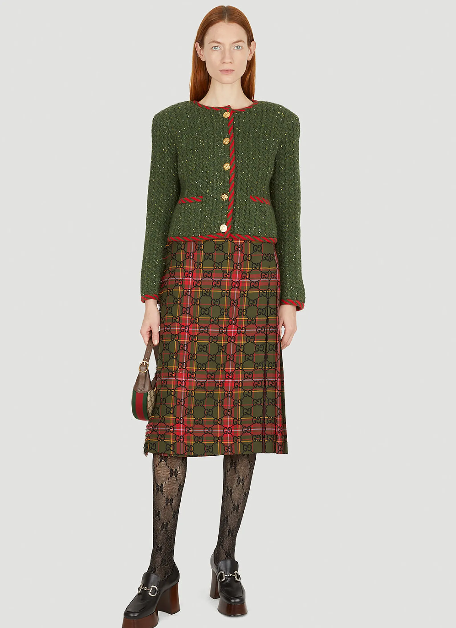 Men Gucci Socks^Gg Monogram Tights