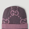 Men Gucci Hats^Gg Motif Beanie Hat
