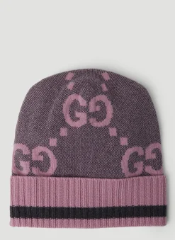 Men Gucci Hats^Gg Motif Beanie Hat