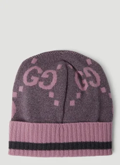 Men Gucci Hats^Gg Motif Beanie Hat