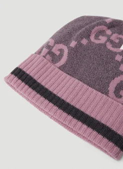 Men Gucci Hats^Gg Motif Beanie Hat