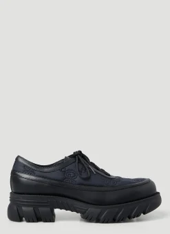 Men Gucci Lace Ups^Gg Padded Lace Up Shoes