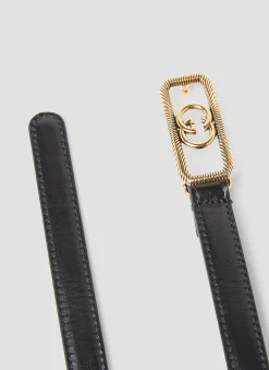 Men Gucci Belts^Gg Plaque Belt