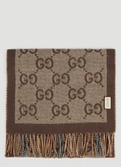 Men Gucci Scarves^Gg Reversible Check Scarf
