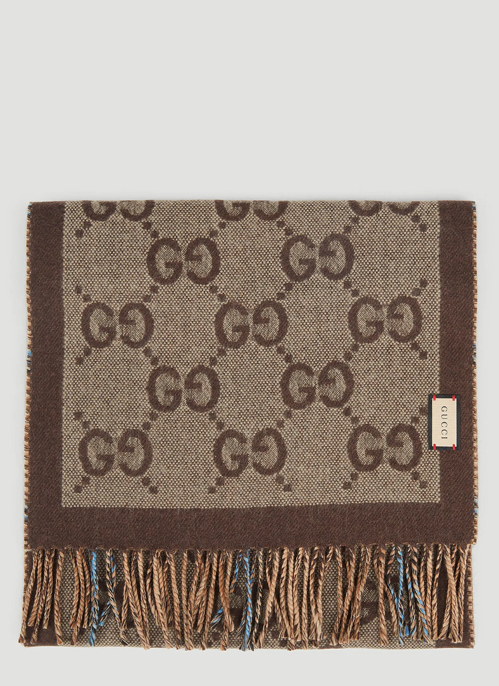 Men Gucci Scarves^Gg Reversible Check Scarf