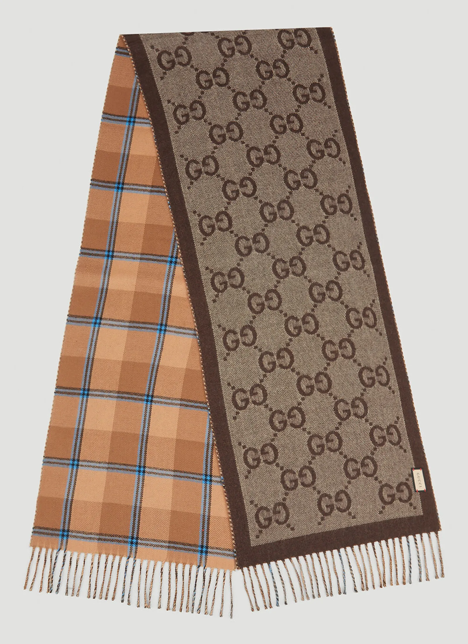 Men Gucci Scarves^Gg Reversible Check Scarf
