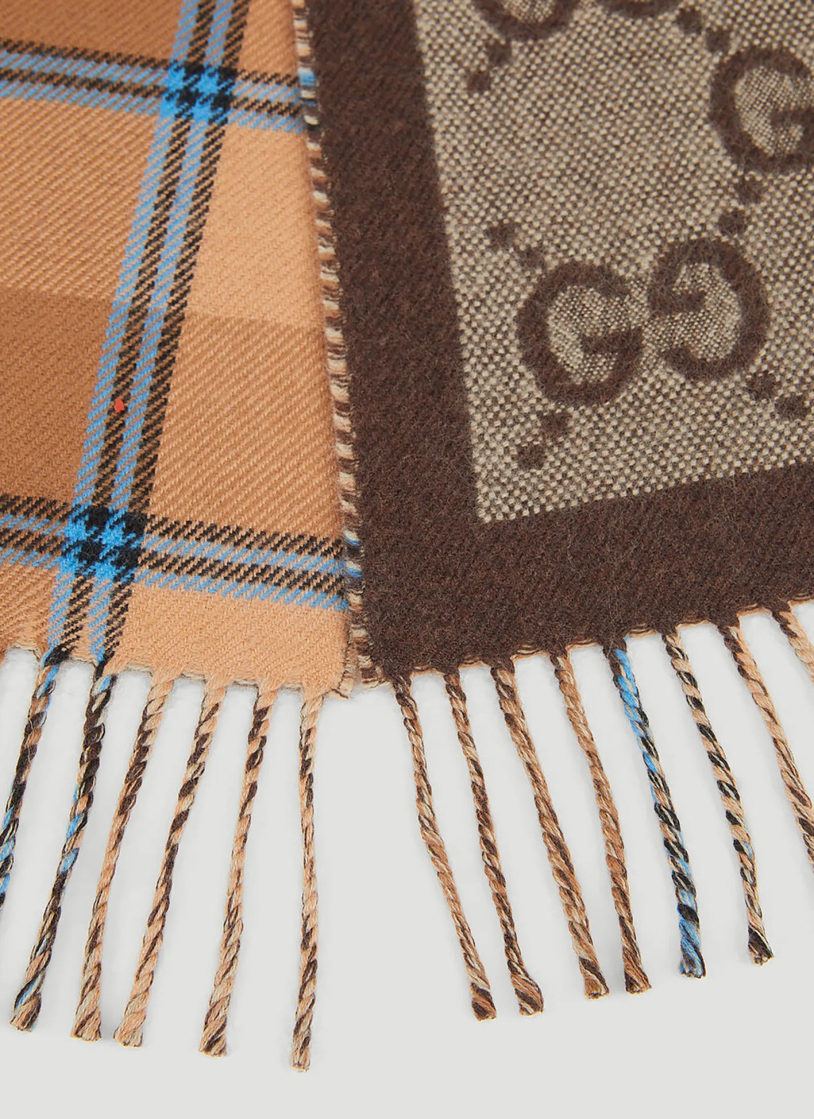 Men Gucci Scarves^Gg Reversible Check Scarf