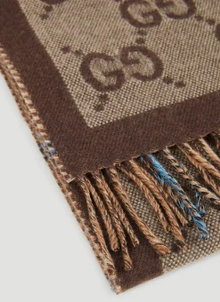 Men Gucci Scarves^Gg Reversible Check Scarf