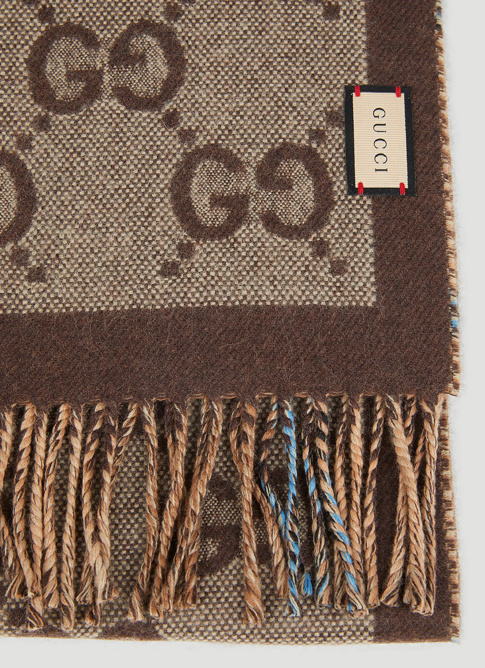 Men Gucci Scarves^Gg Reversible Check Scarf