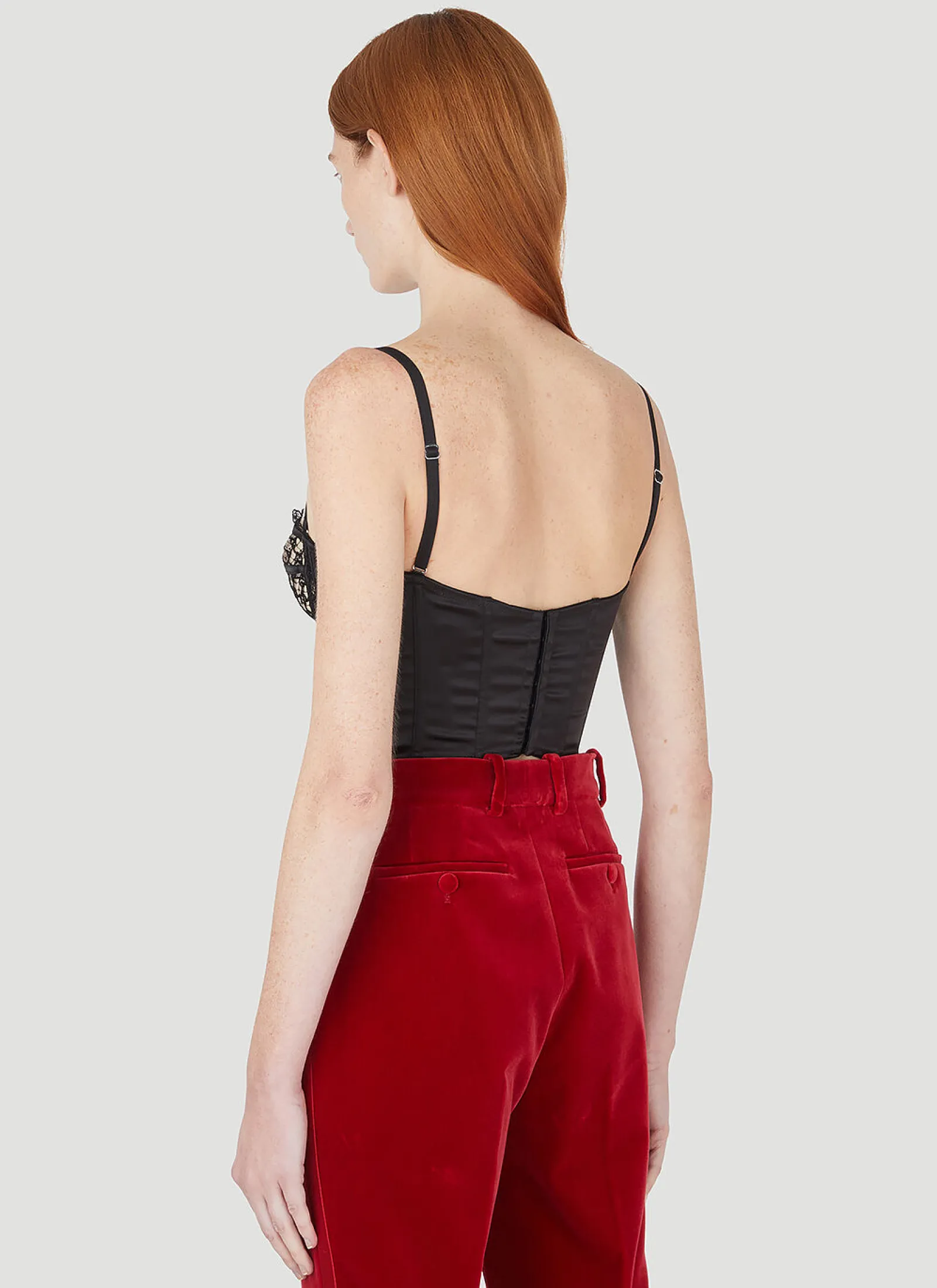 Gg Sheer Tulle Corset>Gucci Outlet