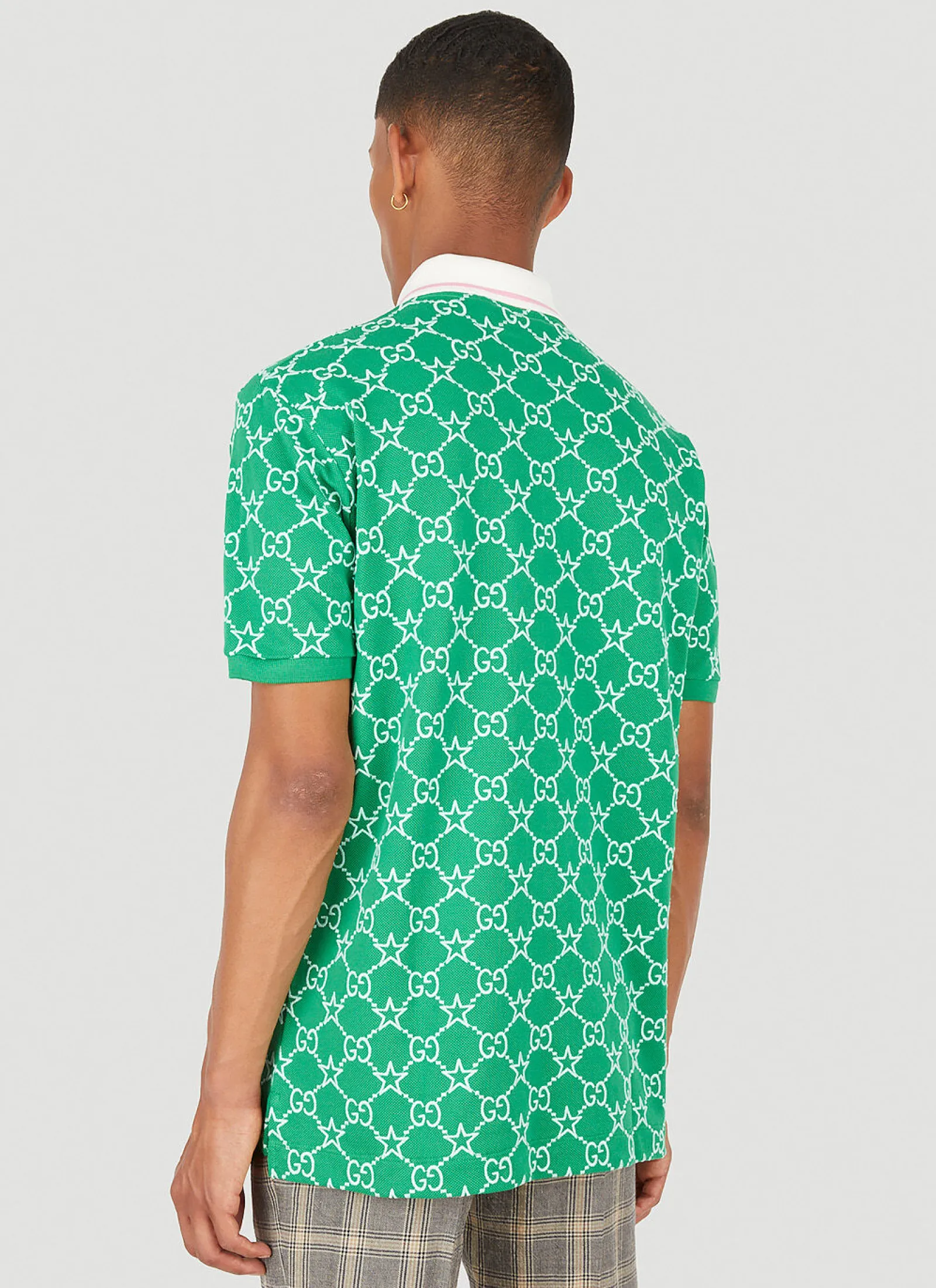 Men Gucci Polo Shirts^Gg Star Motif Polo Shirt