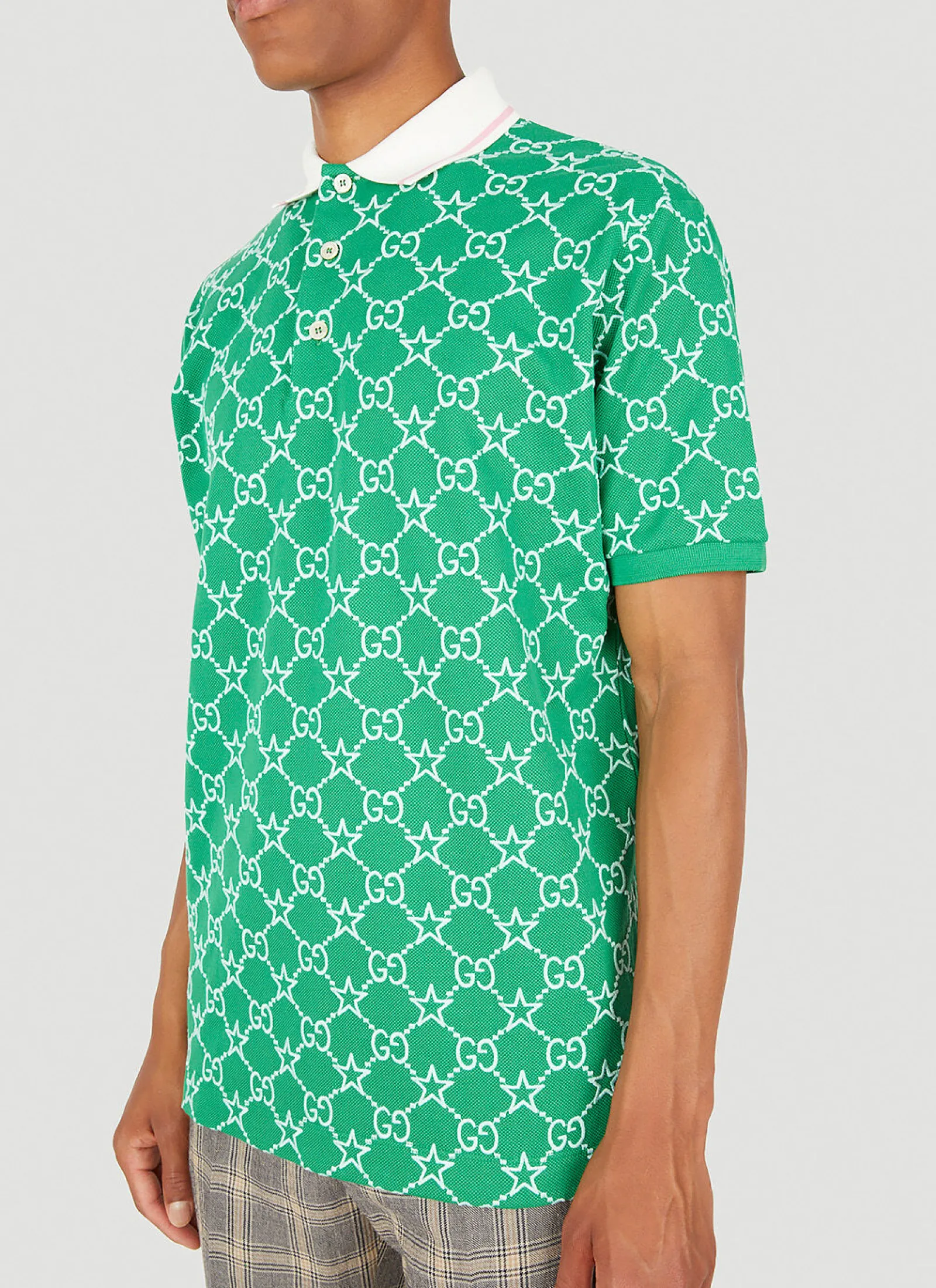 Men Gucci Polo Shirts^Gg Star Motif Polo Shirt