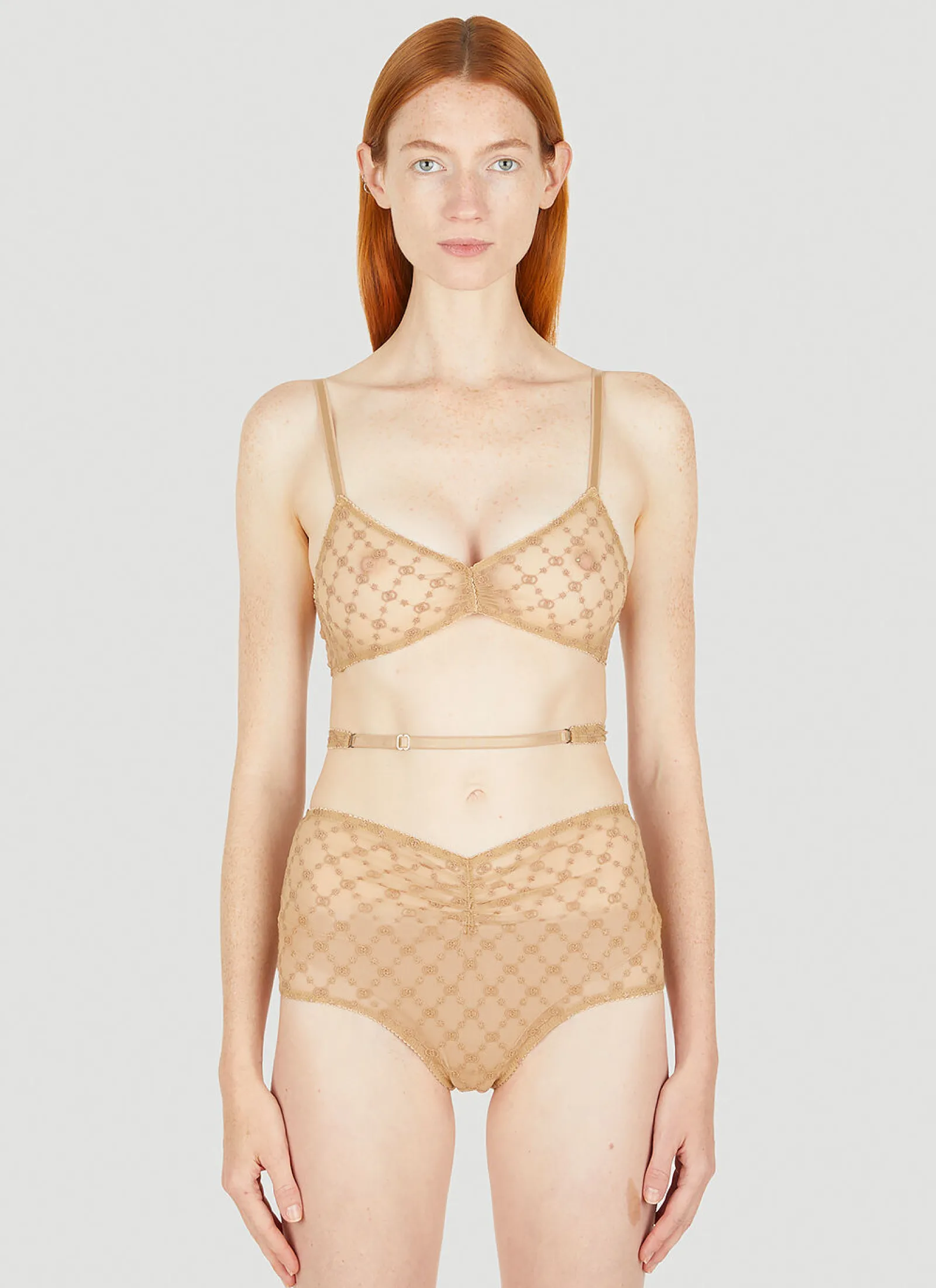 Gg Star Tulle Lingerie Set>Gucci Clearance