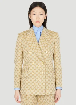 Gg Supreme Canvas Suit Blazer>Gucci New