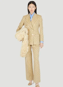 Gg Supreme Canvas Suit Blazer>Gucci New