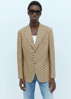 Men Gucci Blazers^Gg Supreme Formal Jacket