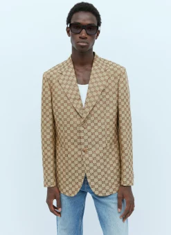 Men Gucci Blazers^Gg Supreme Formal Jacket