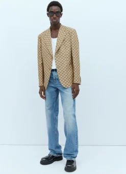Men Gucci Blazers^Gg Supreme Formal Jacket