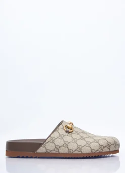 Gg Supreme Horsebit Slipper Shoes>Gucci New