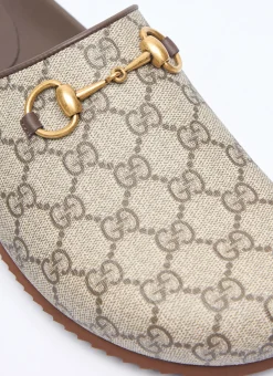 Gg Supreme Horsebit Slipper Shoes>Gucci New