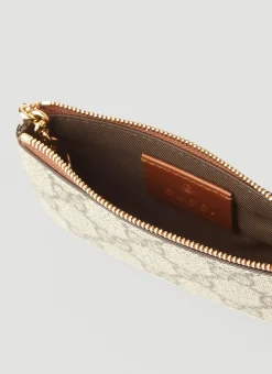 Men Gucci Keyrings^Gg Supreme Keychain Coin Purse