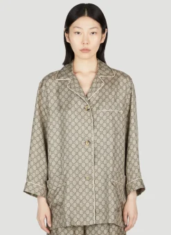 Gg Supreme Silk Shirt>Gucci Sale