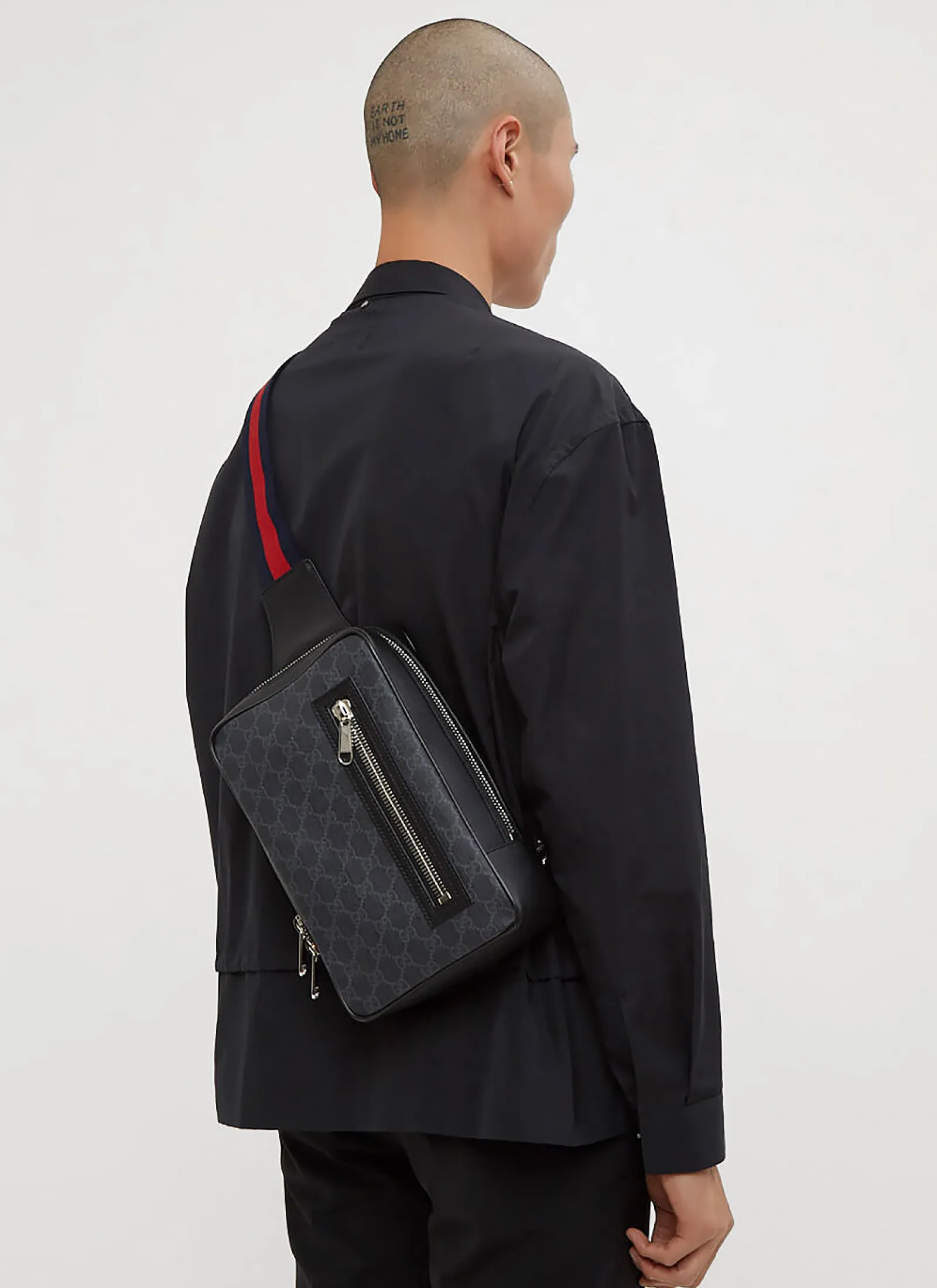 Men Gucci Belt Bags^Gg Supreme Web Belt Cross Body Bag