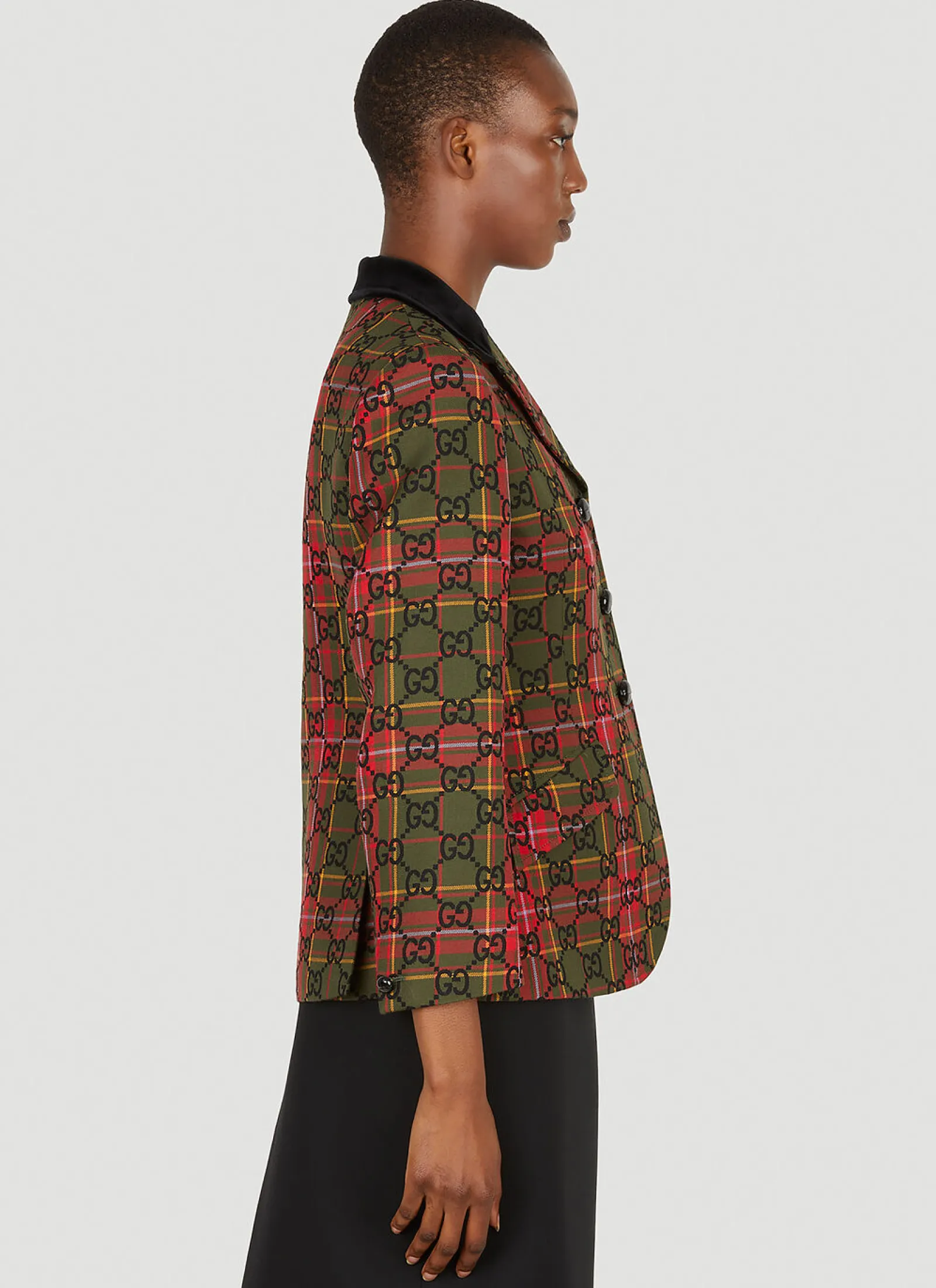 Gg Tartan Blazer>Gucci Best