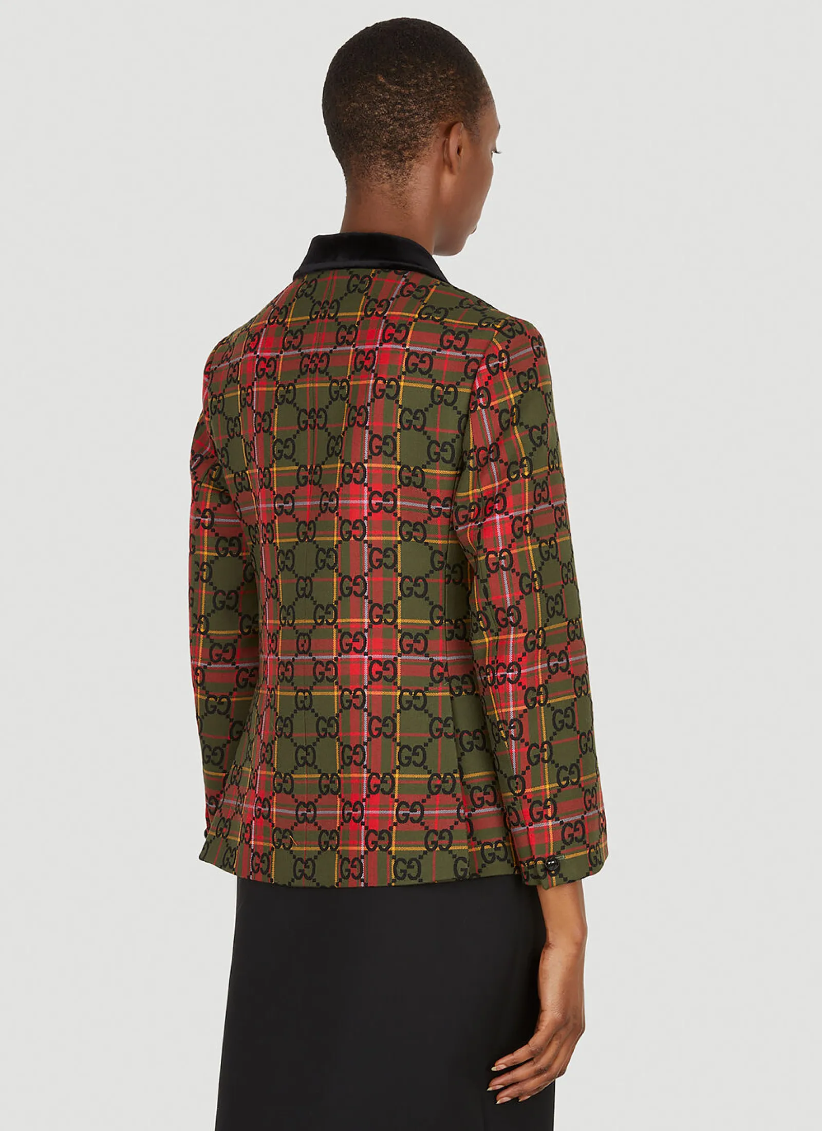 Gg Tartan Blazer>Gucci Best