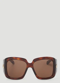 Men Gucci Sunglasses^Gg Tortoiseshell Square Sunglasses