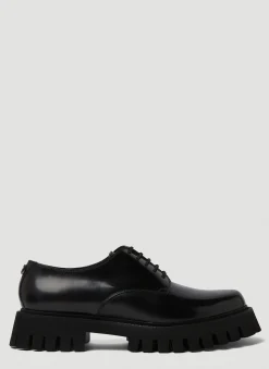 Men Gucci Lace Ups^Gg Tread Sole Derbys