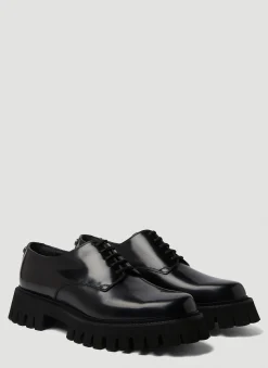 Men Gucci Lace Ups^Gg Tread Sole Derbys