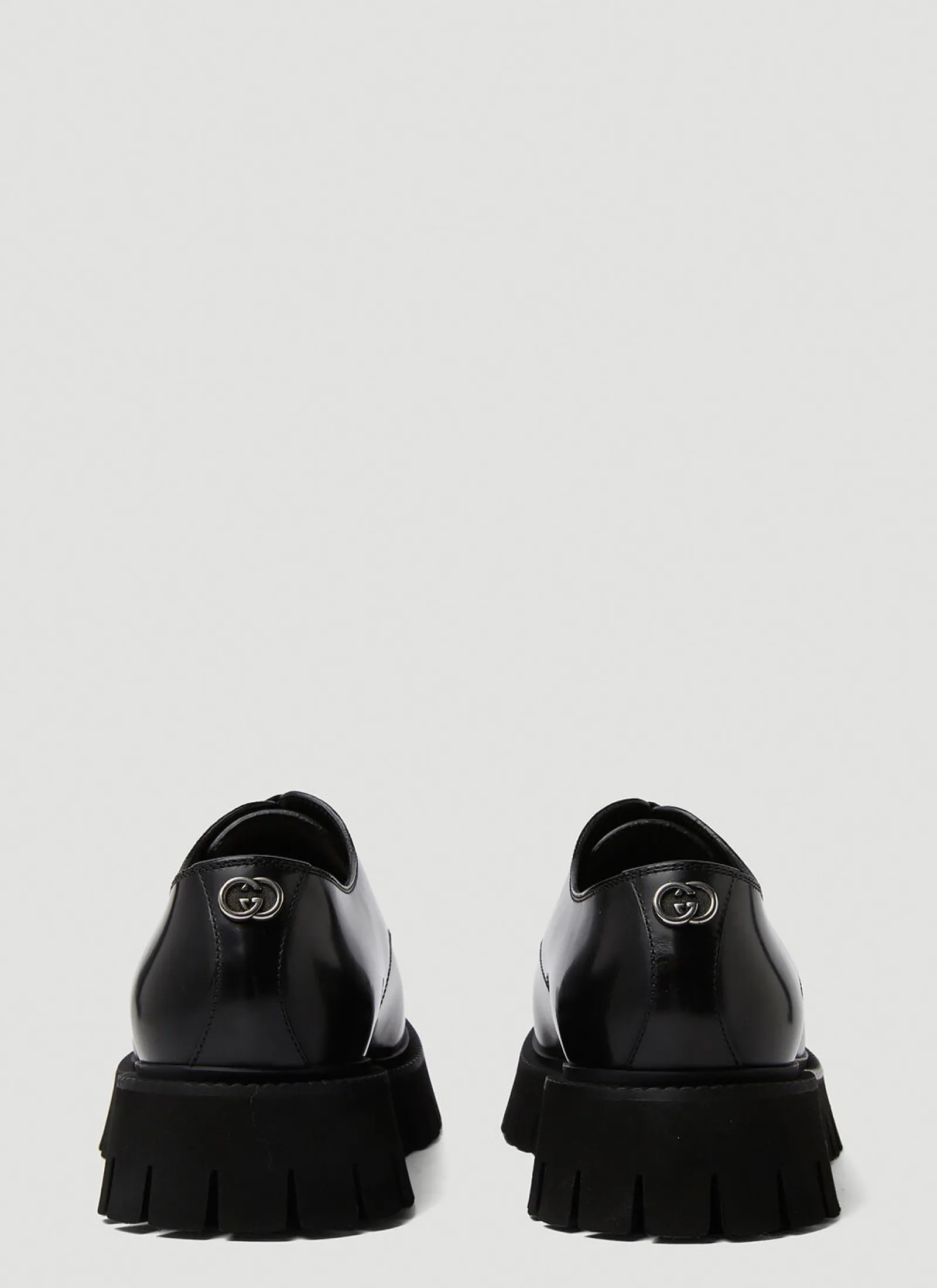 Men Gucci Lace Ups^Gg Tread Sole Derbys