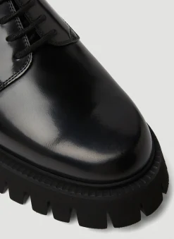 Men Gucci Lace Ups^Gg Tread Sole Derbys