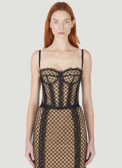 Gg Tulle Corset>Gucci Discount