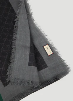 Men Gucci Scarves^Gg Web Stripe Scarf